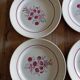 6 flat plates model Francine. Badonviller. Very good condition.