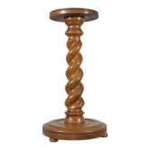 Vintage turned wooden spiral flower support