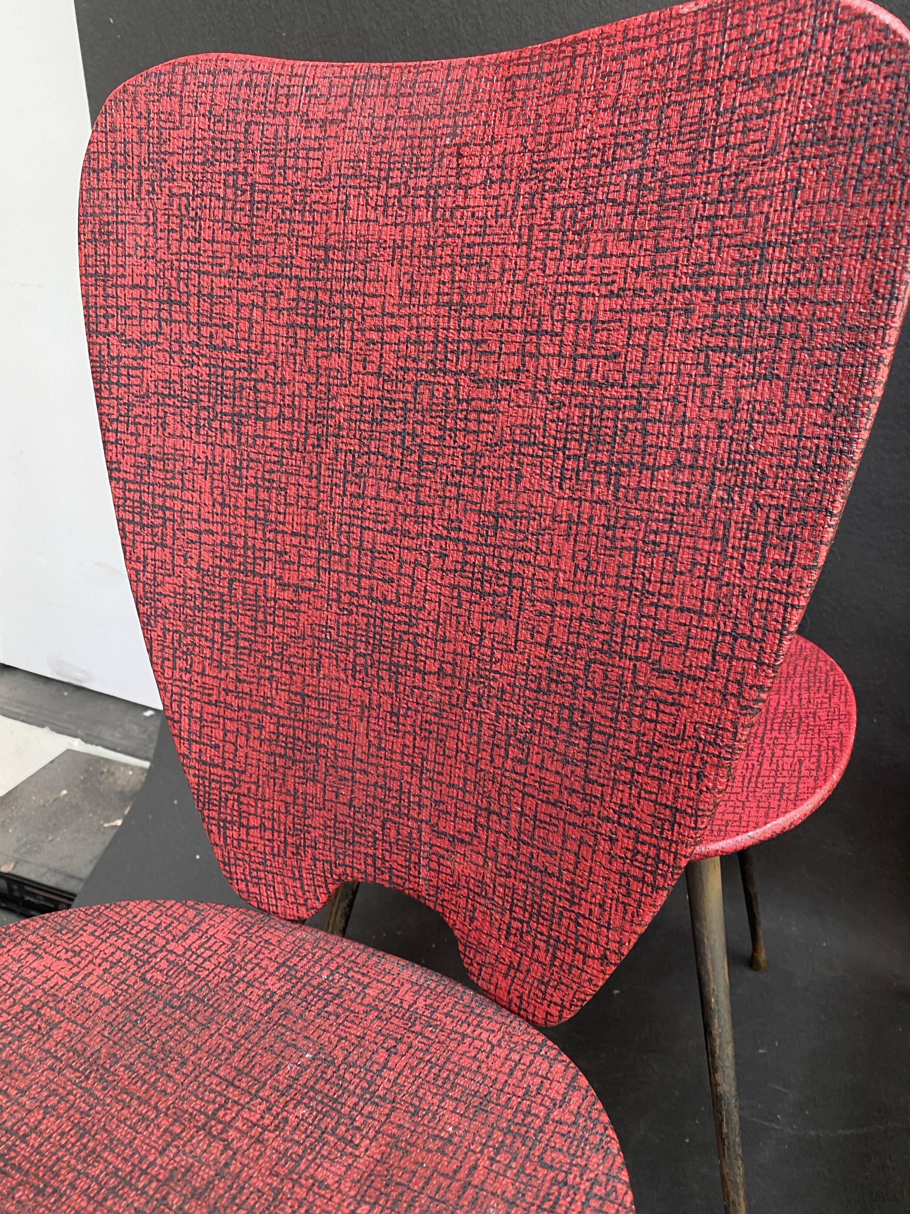 Series of 6 c chairs 60s