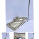 Porte stylo bronze verre design sculptural