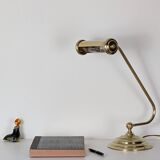Lampe de bureau en laiton