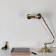 Brass desk lamp