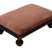 Pouf Art Déco repose-pieds design minimaliste des années 30