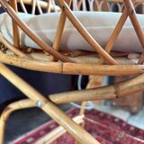 Vintage rattan crib – 1960s/70s