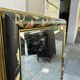 Beveled mirror empire mahogany