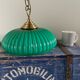 Green opaline chandelier