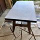 Modernist table "Reconstruction" from 1945 - 1955 by Renée Gabriel: furniture for disaster victims