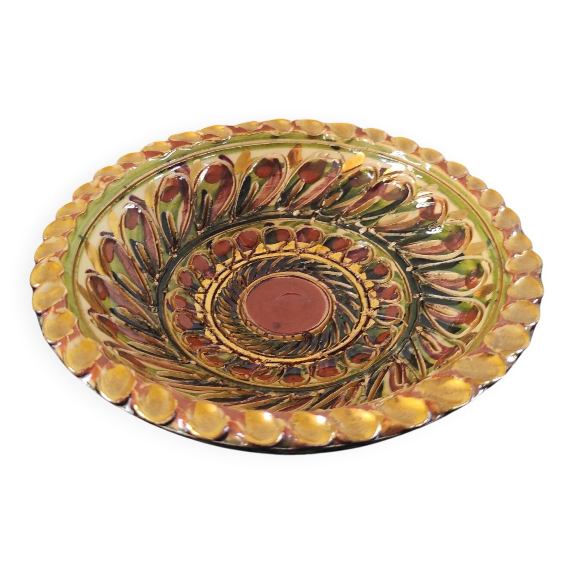 Handcrafted ceramic cup from Nimy (Belgium)