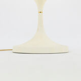 White resin lamp and golden brass, 1970s