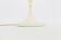 White resin lamp and golden brass, 1970s