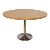 Mid-Century Oak Dining Table, Denmark, 1970s
