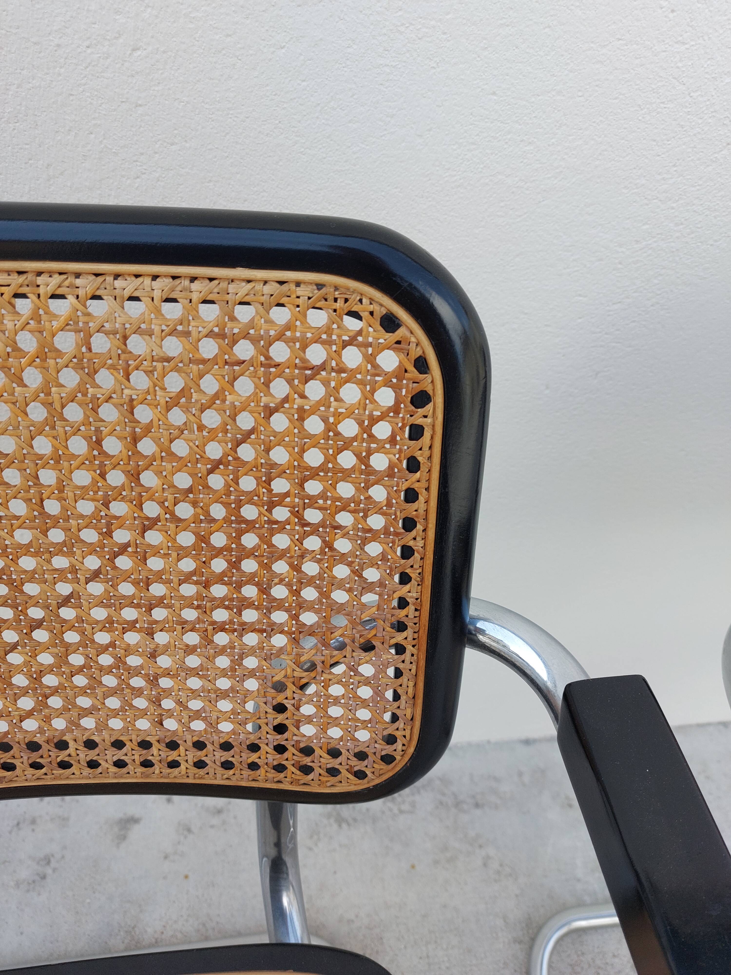 Pair of armchairs Marcel Breuer b64 cesca Italy