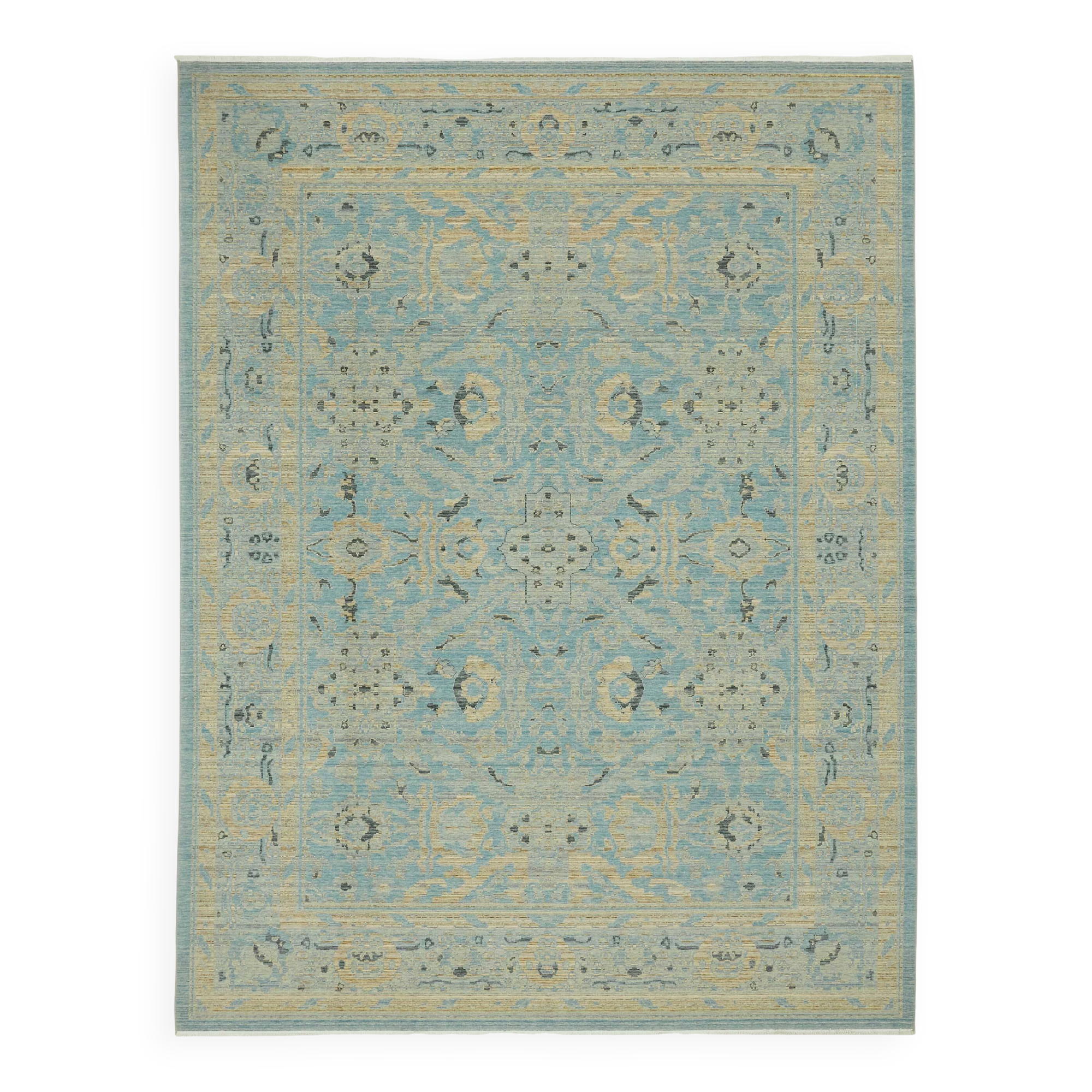 Turkish Handcrafted Loom Oushak Rug 266 cm x 353 cm