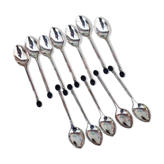 12 silverplated mocca spoons