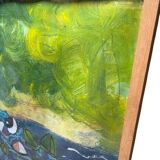 Peinture signée encadrée