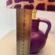 Expressive table lamp in Plum Black made from a vintage design vase by WGP.