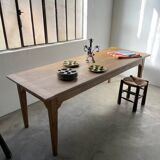 Oak farm table 220 cm