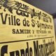 Poster "Great Regionalist Protest" - City of St-Symphorien - 1936