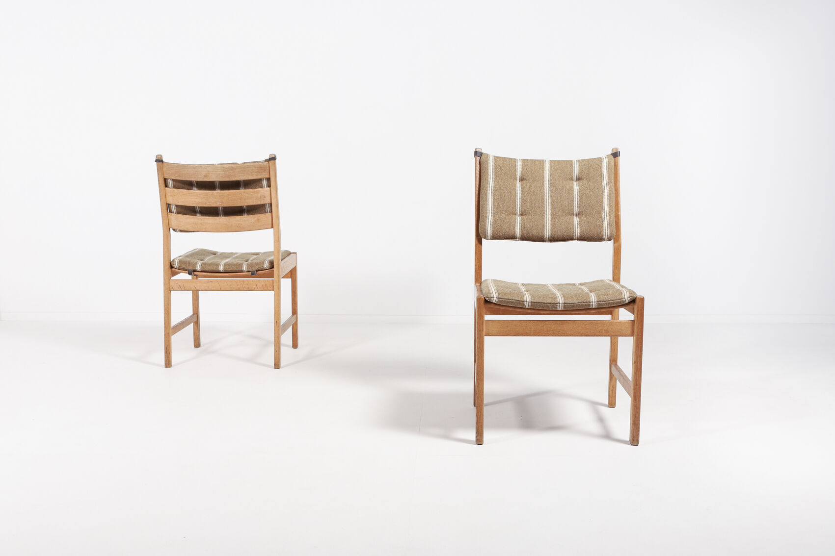 Bench in 3 elements and pair of chairs by Kurt Østervig for KP Møbler Denmark 1960