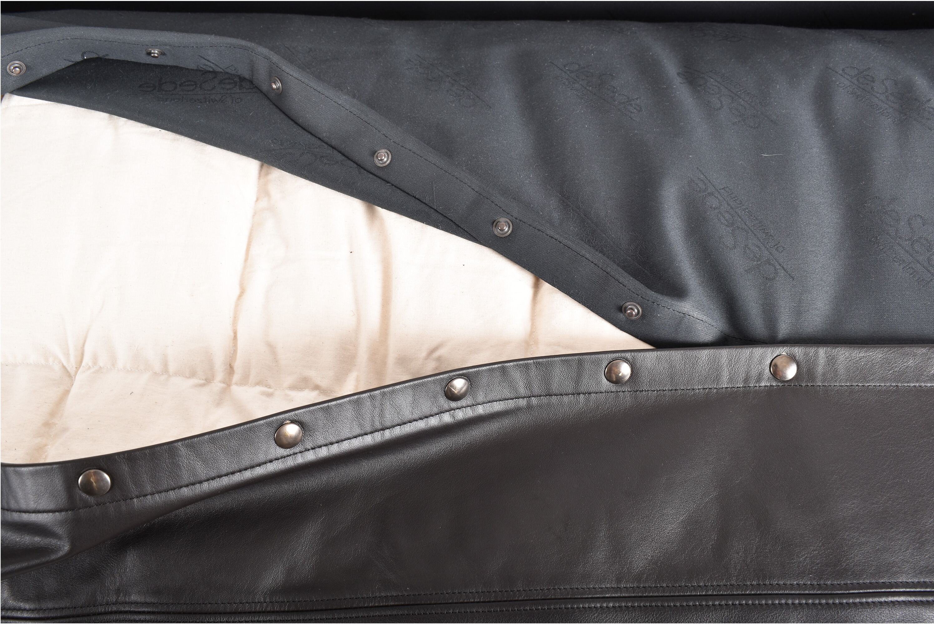 De Sede DS 169 convertible leather sofa, E. Ambühler, 1960