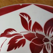 6 antique soup plates from Digoin and Sarreguemines