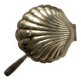 Silver-plated caviar or butter dish