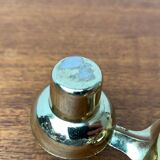 Modular atomic stackable metal candlestick by Quist, 1970s vintage.