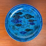 Bowl in the shape of a fish, modern fish from the mid-century by Aldo Londi for Bitossi, Italy, 1960s.