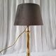 Brass candlestick lamp
