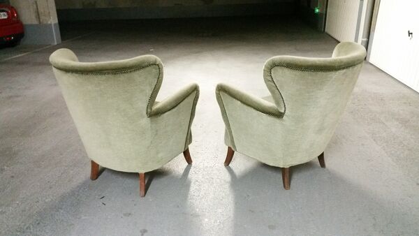 1/3 fauteuils Danois année 50 à Oreilles