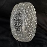Round ceiling light minimalist wall sconce vintage transparent glass bubbles