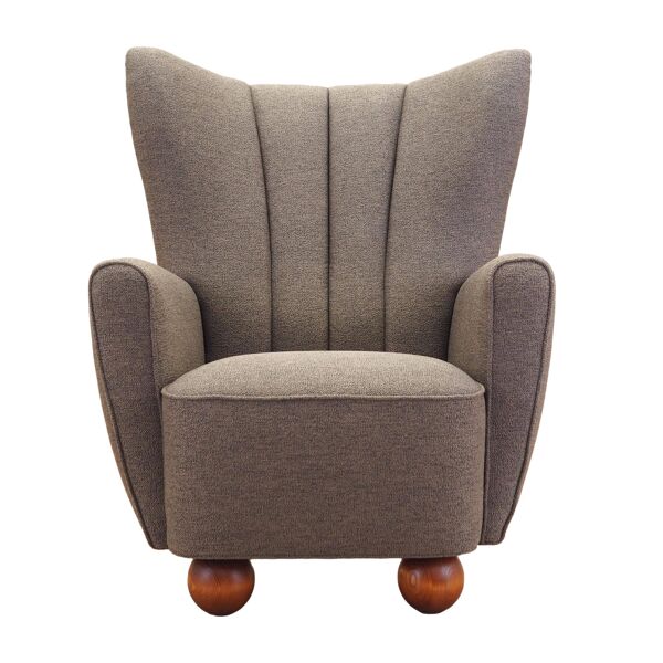 Fauteuil lounge, design scandinave, fabrication : Danemark