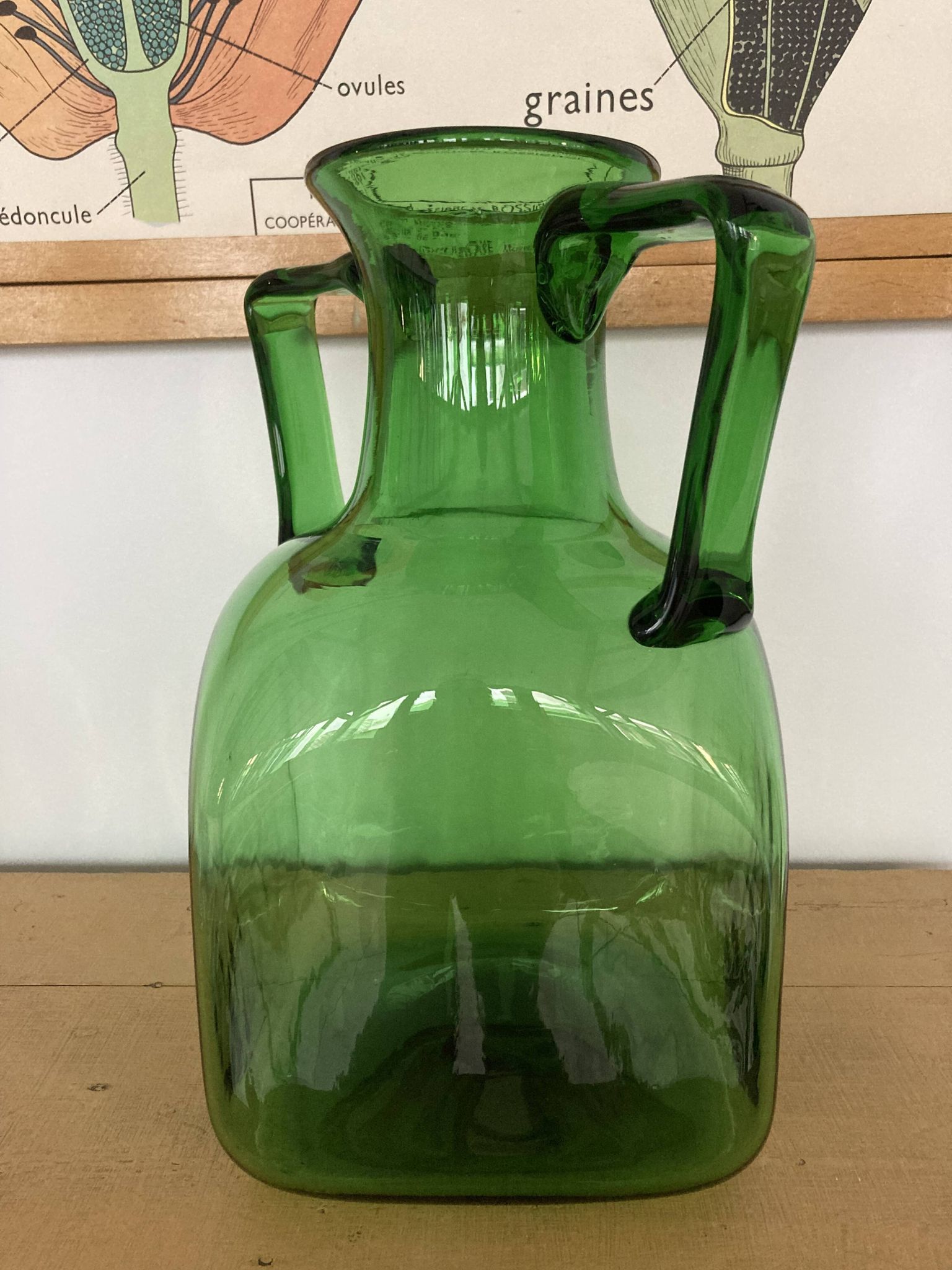 Blown Empoli XL amphora carboy