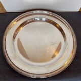 Large serving platter, silver-plated, Fracalanza, Brazil, 20th century.