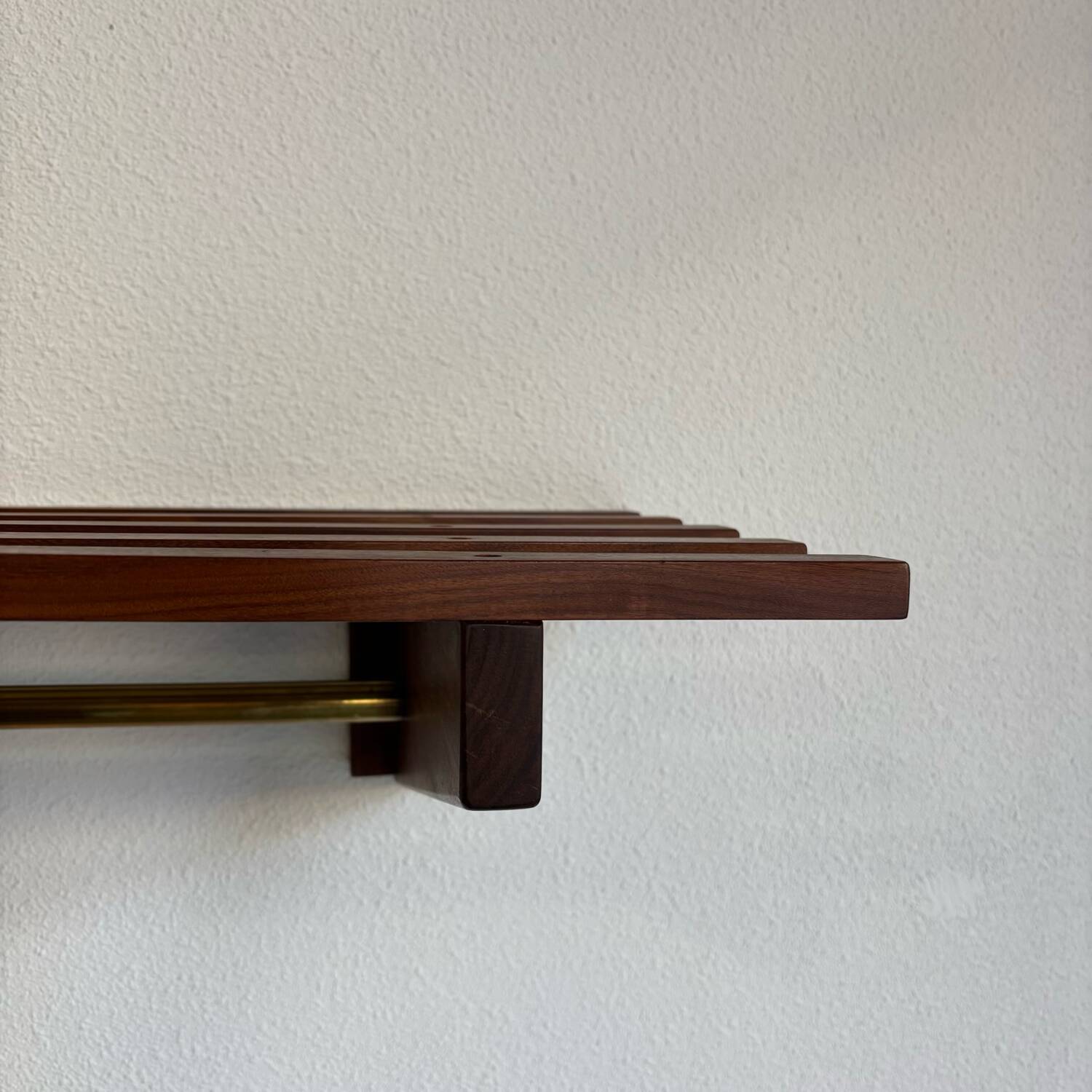 Vintage Danish coat rack teak