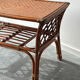 Table basse en rotin – années 1960/70