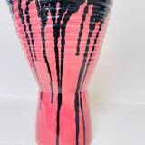 Large pink Art Ceram vase, circa 1970