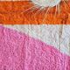 Colorful natural pure wool rug, size 200 x 300 cm