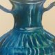 Signed watercolor and ink painting Vase Wabi Sabi collection China