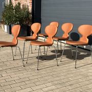 Fritz hansen ant chairs in cognac leather new!!