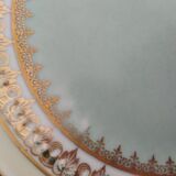 Platter and 11 dessert plates in Chapus Frères Limoges porcelain