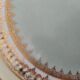Dish and 11 dessert plates in porcelain by Chapus Frères Limoges.