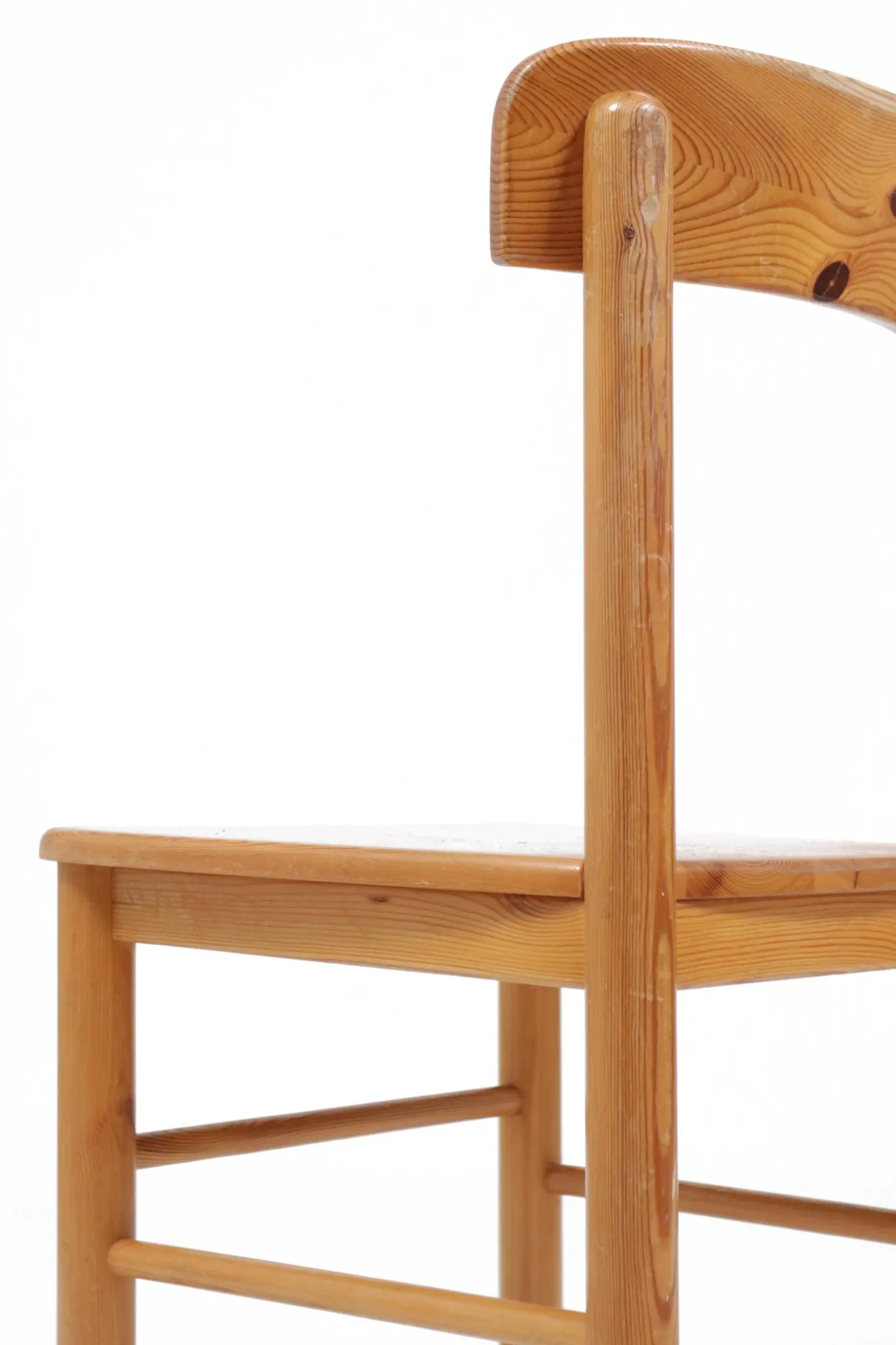 Set of 4 Danish pine chairs in Rainer Daumiller style – circa 1975