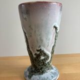 Ceramic vase, signed