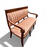 Antique Empire-style salon, 3 pieces. Original upholstery.