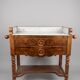 Meuble ancien en marbre et bois