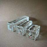 Chandeliers en verre Arkipelago Timo Sarpaneva pour Iittala Finland