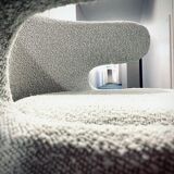 Swivel design armchair from the 50s completely reupholstered