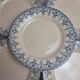 Set of 6 antique flat plates Gien – Terre de Fer – Bengal model