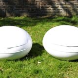 Garden Egg armchair by Peter Ghyczic for VEB Synthese-Werk, 1968.